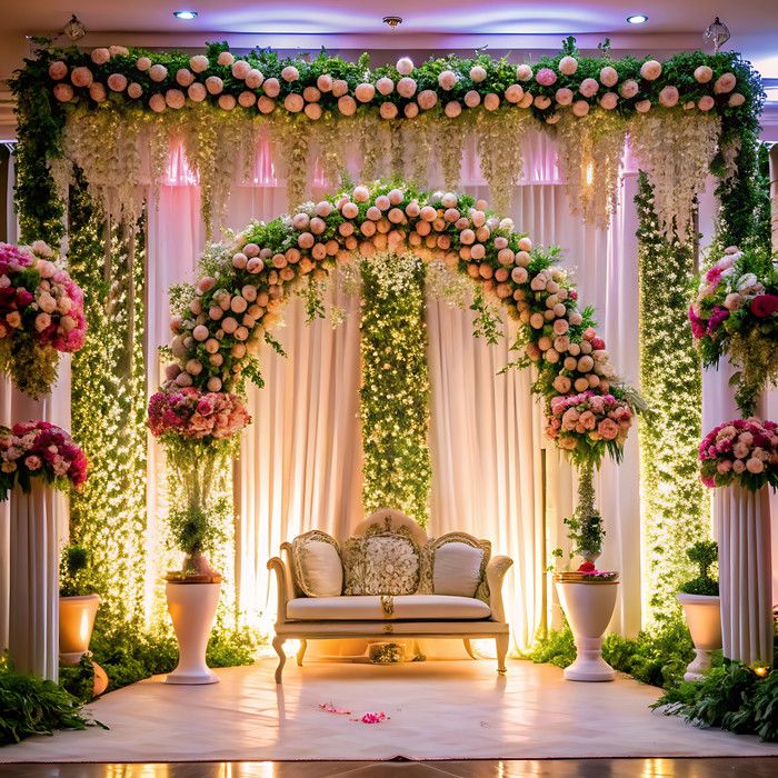 Binayak Events Wedding Stage Design Backgrounds